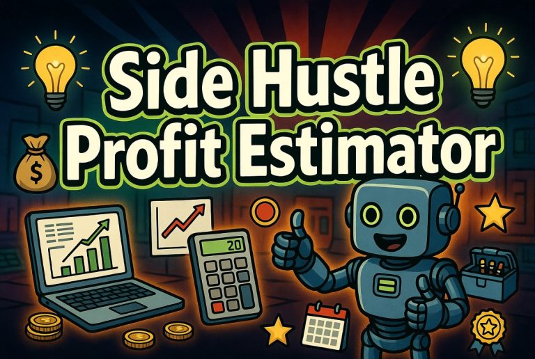 Side Hustle Profit Estimator