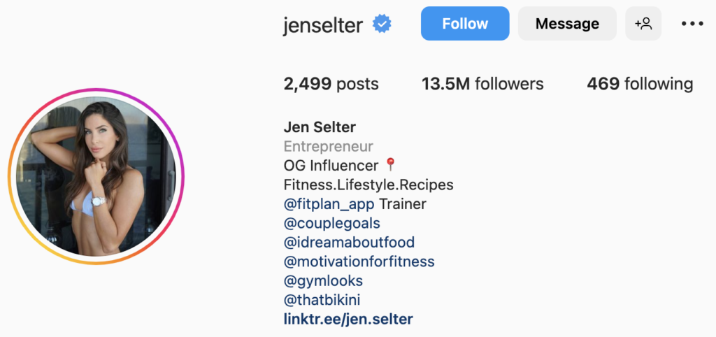 Jen Selter - 13 Million Followers