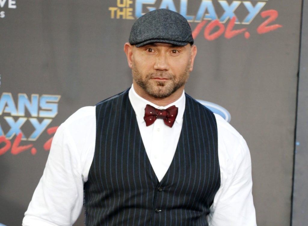 The former wrestling champion Dave Bautista is just as talented as an actor