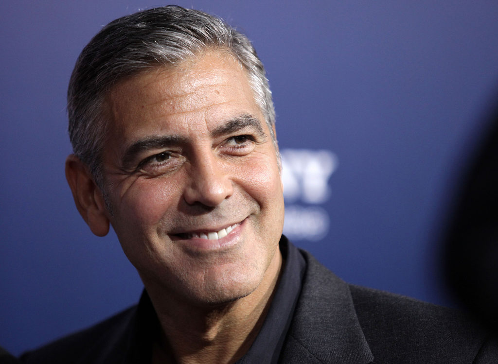 George Clooney had veneers to enhance his smile