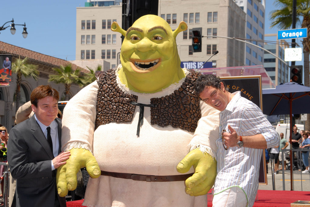 Mike Myers - Shrek in "Shrek" movies